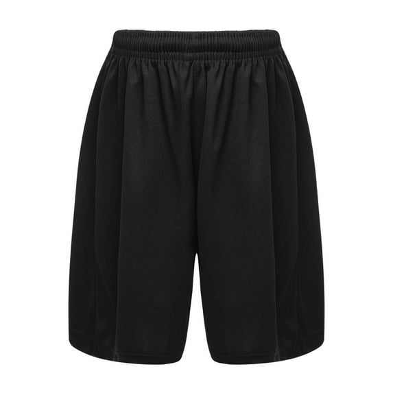 Yruioon Kids Boys Girls Solid Color Athletic Shorts Quick Drying Running Basketball Gym Shorts Black 18
