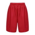 thumbnail image 1 of Yruioon Kids Boys Girls Solid Color Athletic Shorts Quick Drying Running Basketball Gym Shorts Red S, 1 of 5
