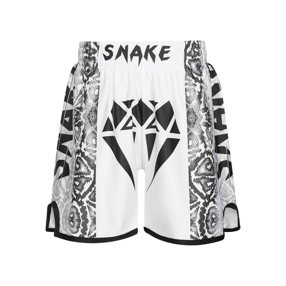 Yruioon Kids Boys Muay Thai Shorts MMA Boxing Shorts Trunks Martial Arts Training Bottoms Sport Gym Type B XXL/130