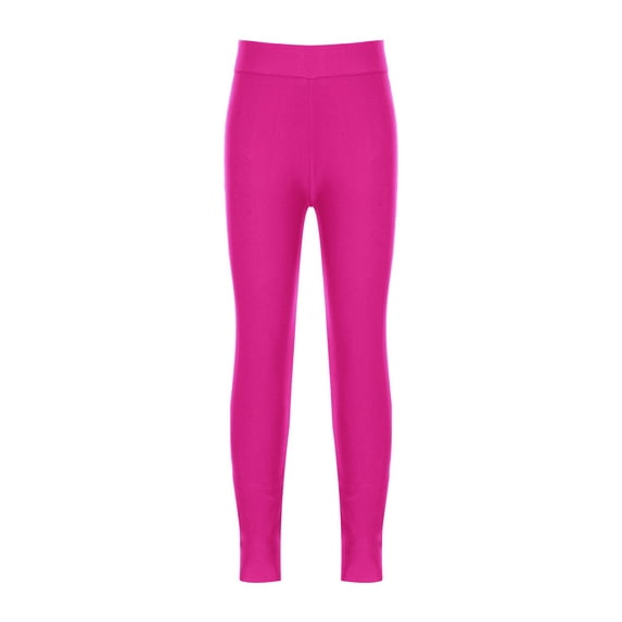 Yruioon Kids Swimming Pants Boys Girls Rash Guard Leggings Swim Bottoms UPF50+ Sun Protection Swimwear Hot Pink 14