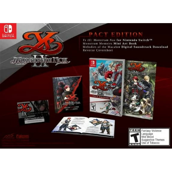 Ys IX: Monstrom NOX - Pact Edition - Nintendo Switch