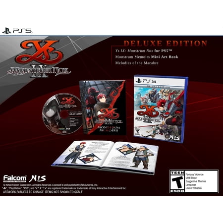 Ys IX: Monstrum Nox - Deluxe Edition for PlayStation 5 [VIDEOGAMES] Playstation 5