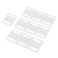thumbnail image 1 of YsXoWiui 10 Sets Plastic Bikini Bra Clip Strap Bra Fastener Fits Swimwear Underwear White 20mm, 1 of 7