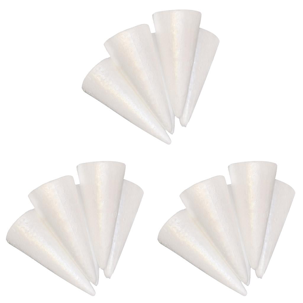 YsXoWiui 15Pcs Cone Shaped DIY Christmas Tree Styrofoam Foam DIY ...