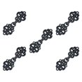 thumbnail image 1 of YsXoWiui 5Pcs Fasteners Cardigan Clips for Outfit Jacket Scarf Costumes Pants Black, 1 of 9