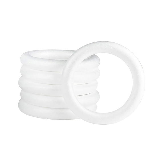 YsXoWiui Foam Wreath Rings Floral Arrangements Creative Ornament Foam Circles for Wedding 210MM