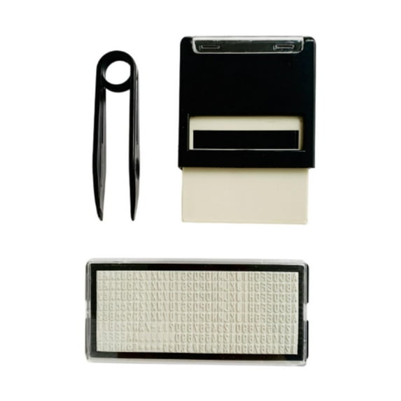 YsXoWiui Self Inking Stamp Set Letter Alphabet Inking Stamp DIY Custom for 14mmx38mm
