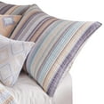 thumbnail image 1 of Ysa 36 Inch Quilted King Pillow Sham Cotton Reversible Striped Design, 1 of 7