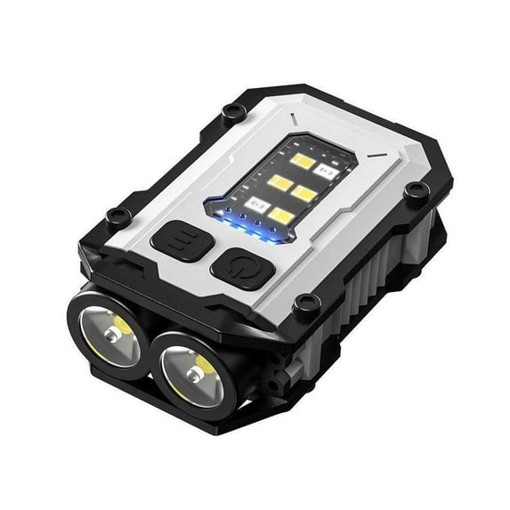 Ysd01 Keychain White Abs Model (A)$ Outdoor Portable Mini Keychain Light Magnetic Anti-Lost Auto Repair Light Fast Charging Multi-Function Tool Light