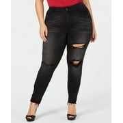 Ysj Plus Size Ripped Skinny Ankle Jeans Rich & Famous 16W