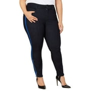 Ysj Plus Size Skinny Stirrup Ankle Jeans Blues 24W