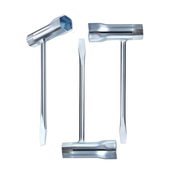 Ysmooiuy 1pc/3pcs Chainsaw Wrench 13 by 19mm Sparks Plug Wrench Combination Screwdriver Wrench Adjustment Tool for Chainsaw Mower