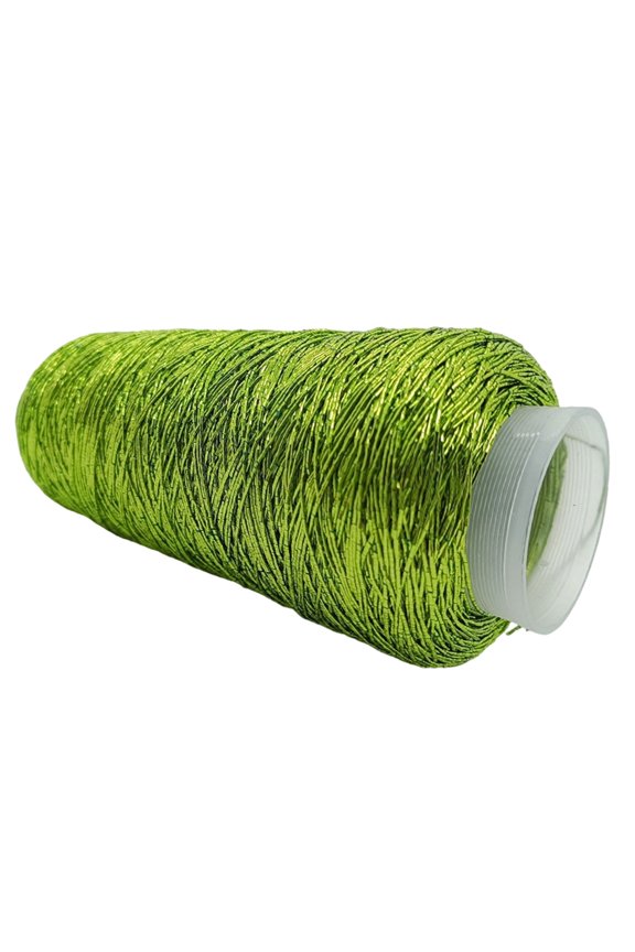 200g/Roll Metallic Crochet Thread, Sparkling Polyester Yarn for Knitting, Weaving, Making Bag, Keychain Charm