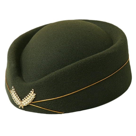 Ysmooiuy Air Hostesses Hat Stewardess Hat Hat Women Formal Uniform Caps Accessory Party Hats Costume Accessories