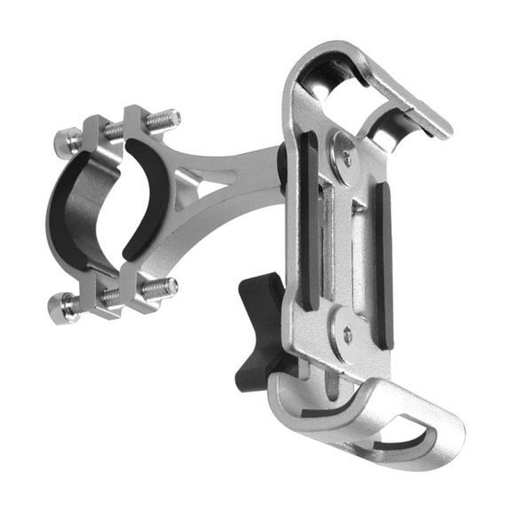 Ysmooiuy Aluminum Alloy Bike Phone Holder Motorcycles Handlebar Phone Mount Clip for , Scooter, Dirt Bikes