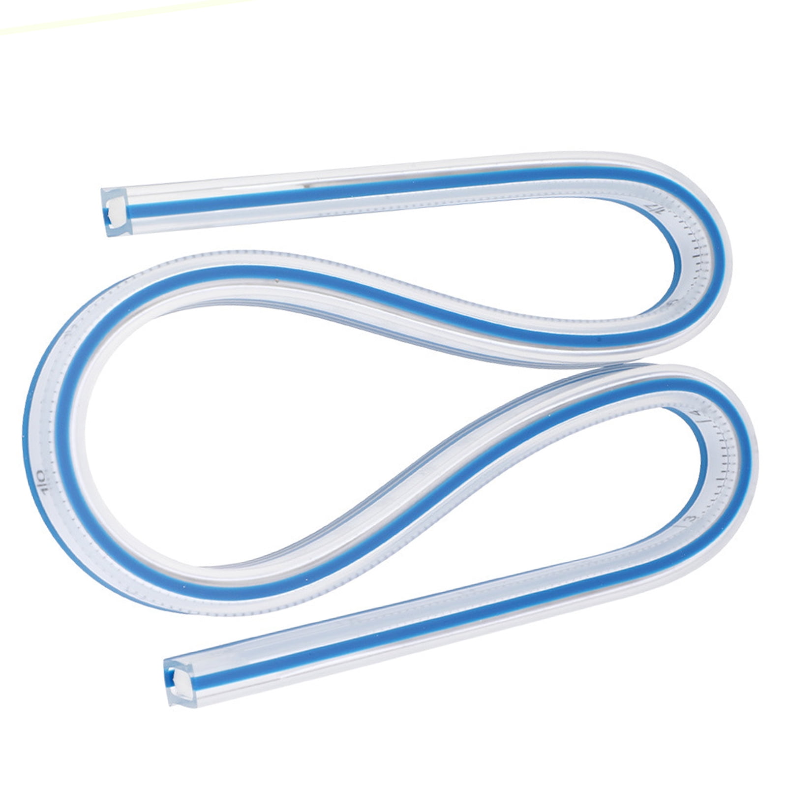Ysmooiuy Double Side Ruler Flexible Bendable Drafting Ruler Measuring ...