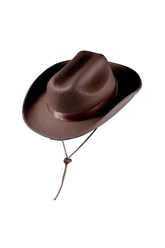 Fashion Cowgirl Hat for Little Kids Wide Brims Cowgirl Hat Girl Birthday Party Western Hat Festival Photography Fedoras