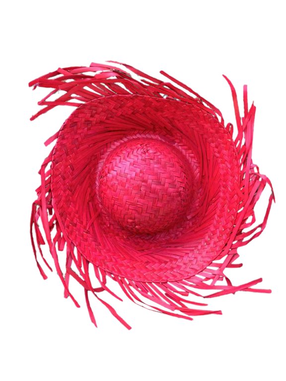 HandWoven Mexicanos Straw Hat, Colorful Photo Props, Hawaiian Styles Dress Up Mexicanos Festival Hat Large Party Hat