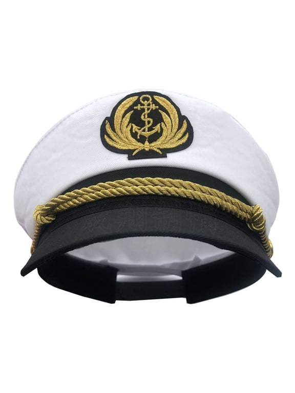 Navy Marine Hat Sailor Captain Costume Men Yacht Captain Hat Hat Funny Party Hats Costume Accessories