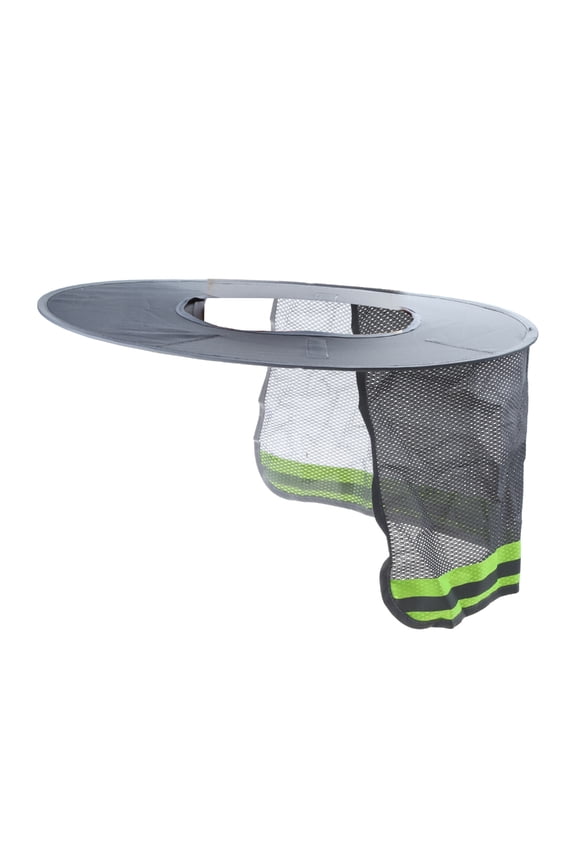 Reflective Sun Shade for Safety-Helmet Neck Shield Foldable Neck Shade Breathable Mesh Sun-Shade for Hardhats