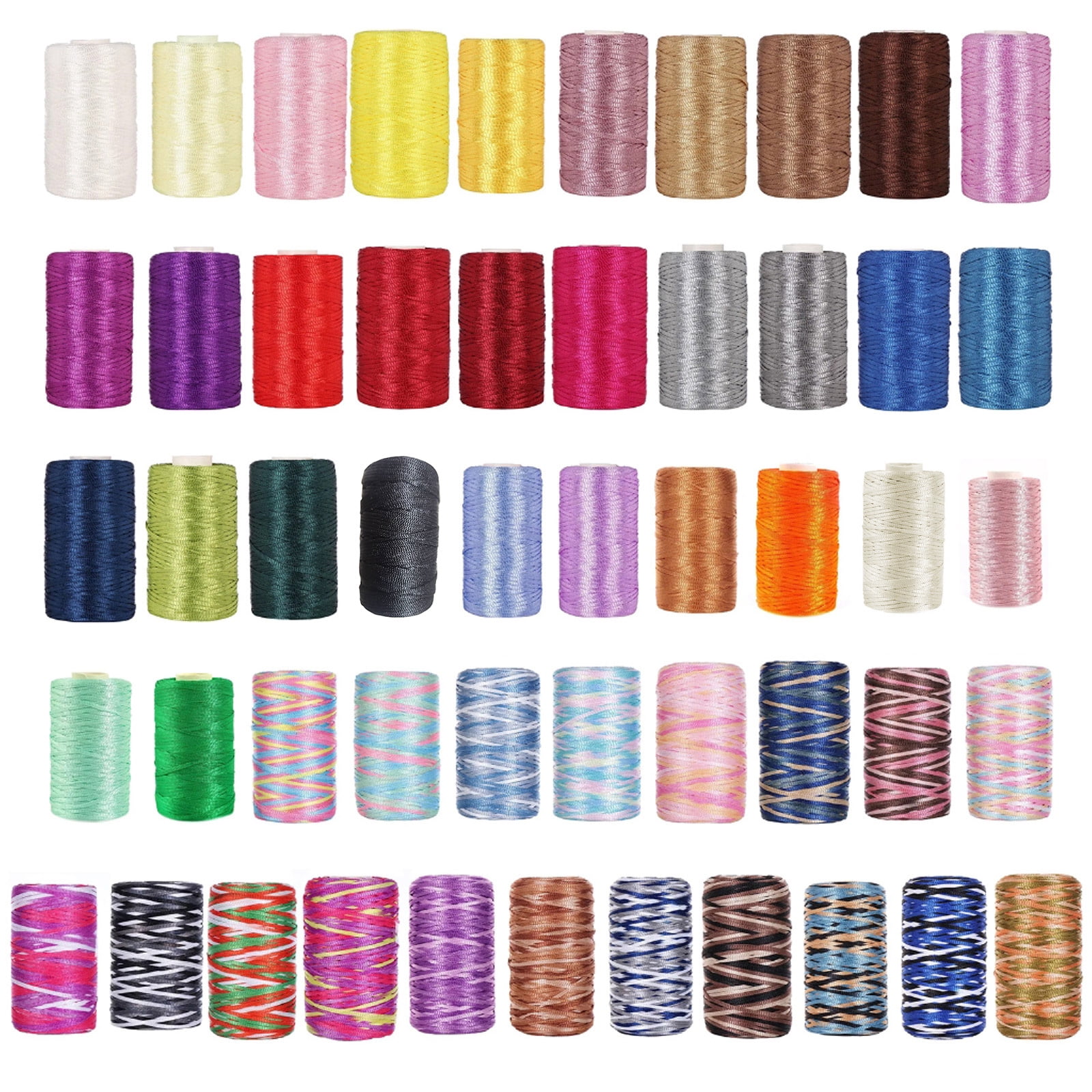 Kitting String Ysmooiuy Silk Cord Flat Embroidery Thread Sewing String Boys Girls ...