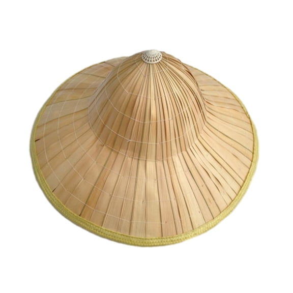 Ysmooiuy Sun for Adult Farmer Hat Breathable Asian Oriental Bamboowoven Straw Hat Outdoor Laboring