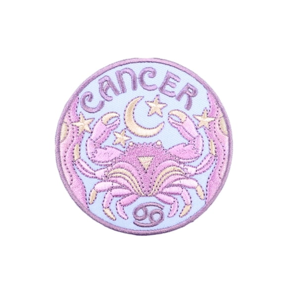 Ysmzzmsy 1 Cancer sign Piece Iron-On Patch