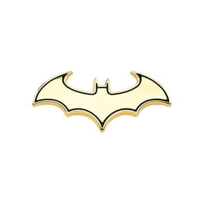 Ysmzzmsy 1 PCS 3D Metal Bat Logo Car Emblem Sticker, 1.85 x 4.13 inches,for Cars and Motorcycles