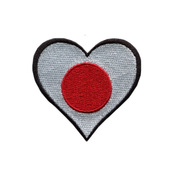 Ysmzzmsy 1 PCS Flag Patches Iron On or Sew On Embroidered Tactical Military National Japan Patch