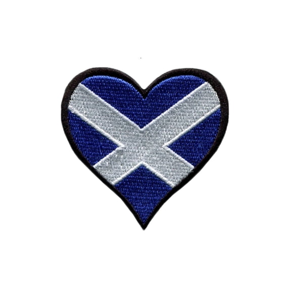 Ysmzzmsy 1 PCS Flag Patches Iron On or Sew On Embroidered Tactical Military National Scotland Patch