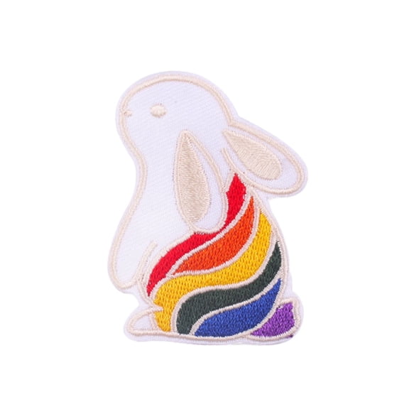 Ysmzzmsy 1 PCS Rainbow Iron On or Sew On Embroidered Homosexuality Patch