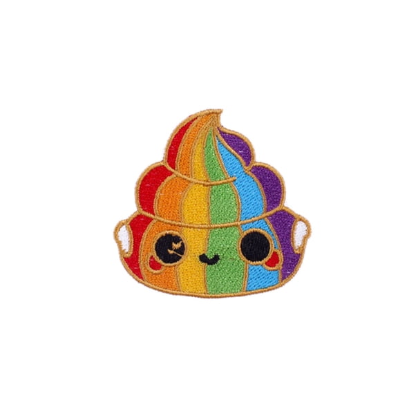 Ysmzzmsy 1 PCS Rainbow Iron On or Sew On Embroidered Homosexuality Patch