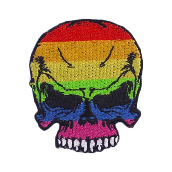 Ysmzzmsy 1 PCS Rainbow Iron On or Sew On Embroidered Homosexuality Patch