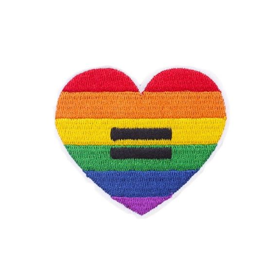 Ysmzzmsy 1 PCS Rainbow Iron On or Sew On Embroidered Homosexuality Patch