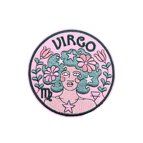 Ysmzzmsy 1 Virgo Piece Iron-On Patch