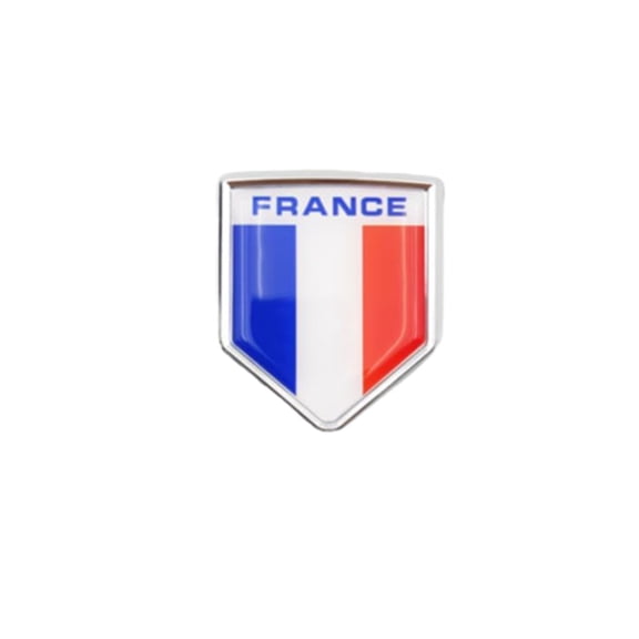 Ysmzzmsy Country Flag 3D Emblem Sticker, 1.85x2.36in, Automotive Decal for Cars, Motorcycles, Helmets