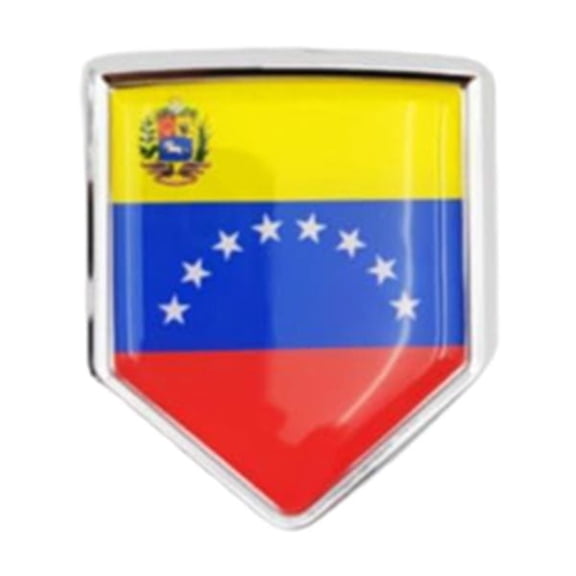 Ysmzzmsy Country Flag 3D Emblem Sticker, 1.85x2.36in, Automotive Decal for Cars, Motorcycles, Helmets