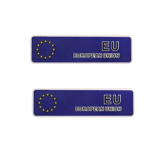 Ysmzzmsy Country Flag Metal Emblem Stickers, 4x1.06 inches, 2-Pack, Decorative Auto Badge for Cars, Motorcycles