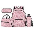 thumbnail image 1 of Yspwyqan Backpack Set For High School, Pink Axolotl Girls Backpack Lunchbox Set 4 Piece, Cherry Blossom Large Capacity Multiple Pockets Laptop Bag for Ages 8-15 Travel, 1 of 7