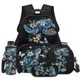 thumbnail image 1 of Yspwyqan Backpack Set With Lunch Box Pencil Case Boys, 4Pcs 17 Inch Large Capacity School Backpack Set, Tropical Sea Turtle Adjustable Straps Casual Bookbag for Middle School, 1 of 7