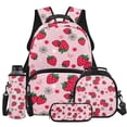 thumbnail image 1 of Yspwyqan Backpack Set With Lunch Box Pencil Case Girls, 4Pcs 17 Inch Large CapacityKids Backpack, Strawberry Daisy Adjustable Straps Casual Bookbag for Middle High School Hiking, 1 of 7