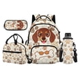 thumbnail image 1 of Yspwyqan Backpack Set for Travel, Cute Dachshund Dog Boys Backpack And Lunch Box Set 17 Inch, Large Capacity Casual Fashion Laptop Backpack for Middle School Ages 8-15, 1 of 7