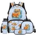 thumbnail image 1 of Yspwyqan Capybara Reading Book Backpack Set 4Pcs with Lunch Box Pencil Case, 17 Inch Lightweight Large Capacity Bookbag for Elementary Middle School Hiking, 1 of 7