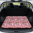 thumbnail image 1 of Yspwyqan Car Trunk Mat 29" x 39", Pink Santa All Weather Anti-Slip Cargo Mat Rear Trunk Line, Easy to Clean Vehicle Interior for Most Sedans SUVs Wagons for Women Gifts, 1 of 7