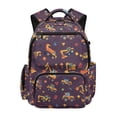 thumbnail image 1 of Yspwyqan Construction Truck Kids Boys Backpack, 600D Polyester Purple Dots Multi-Pocket Bookbag, Adjustable Straps for Elementary Middle, Back to School Supplies, 1 of 7