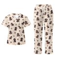 thumbnail image 1 of Yspwyqan Cute Dachshund Scrub Set for Women, 2 Piece Short Sleeve V-Neck Scrubs with Pockets, Breathable Lightweight Quick Dry Medical Nursing Uniforms for Workwear, Size M, 1 of 7