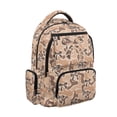 thumbnail image 1 of Yspwyqan Desert Camo Print Bow Girls Backpack, 17" 600D Polyester Bookbag for School, Front Pocket Adjustable Straps, Casual Daypack for Elementary Middle Hiking Back to School, 1 of 7