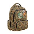 thumbnail image 1 of Yspwyqan Little Boys Soccer School Backpack, Fish Camo Bass 17 Inch Kids Backpack, 600D Polyester Adjustable Straps Bookbag for Preschool Kindergarten Hiking Travel, 1 of 7