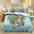 thumbnail image 1 of Yspwyqan Merry Duckmas Christmas 3 Piece Comforter Set King, Cute Cartoon Duck Bedding Set Bed in a Bag for Holiday Bedroom Guest Room Decoration, 1 of 7