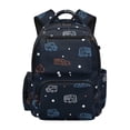 thumbnail image 1 of Yspwyqan School Backpack for Kids Boys, 17" Multi-Pocket Backpack Fits 15.6 Laptop, Line Art Cars Lightweight Bookbag for Elementary Middle Back to School Gifts, 1 of 7